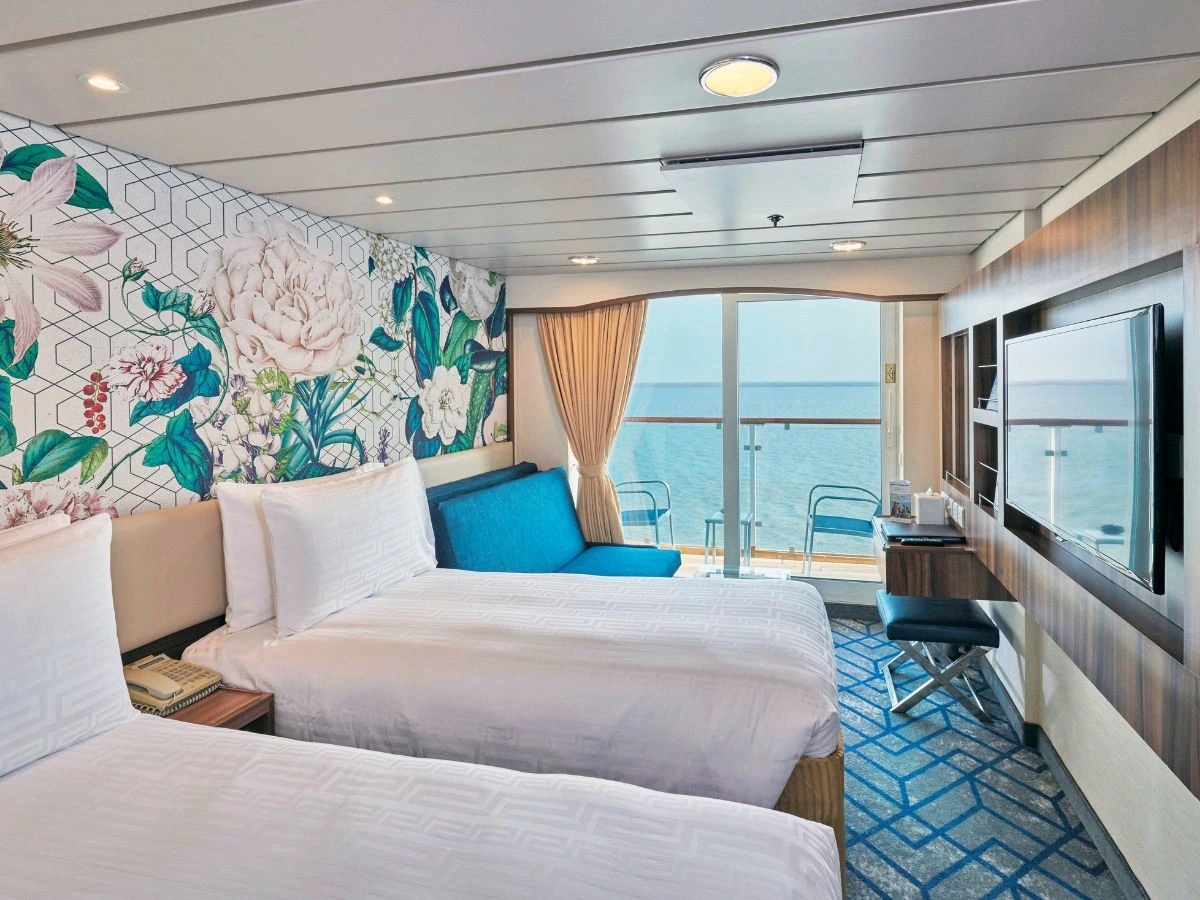 RW1_Balcony Stateroom (2 Single _ Sofa Bed)